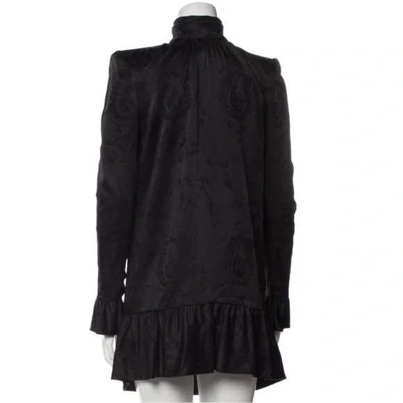 Saint Laurent NWT Long Sleeve Short Black Dress | Size: XS US2, FR34 - Picture 1 of 4